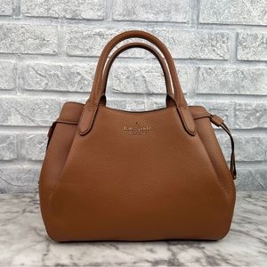 Kate Spade Dumpling Large Satchel In Warm Gingerbread